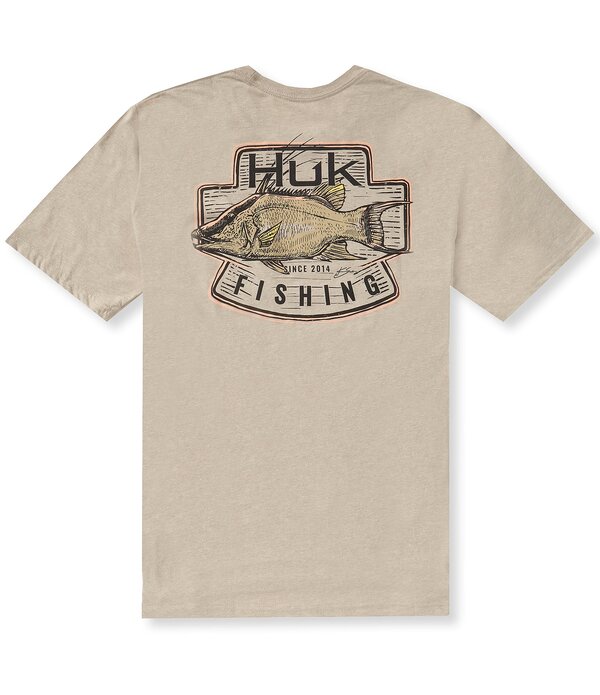 引っ掛かり メンズ トップス プルオーバー HukC Plaque Performance Short Sleeve T-Shirt Riverock Heather ギョリュウモドキ
