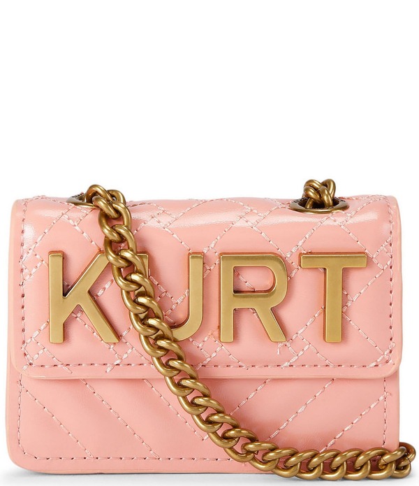 カートジェイガーロンドン レディース 御徒面子 Kurt Geiger London Micro Kensington Kurt Crossbody Bag Salmon Pink サクラ色