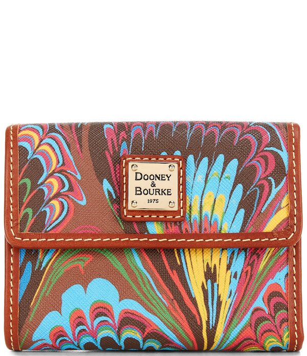 ドーネイアンドバーク レディース 付属品 紙入れ Dooney \u0026 Bourke Small Flap Wallet Brown 赤銅色