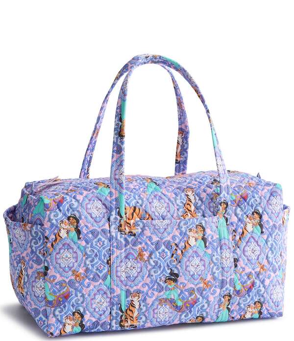 ベラブラッドロバート・エドワード・リー レディース 御徒面子 Vera Bradley x Disney Princesses Jasmine Medallion Large Original Duffel Bag Jasmine Medallion