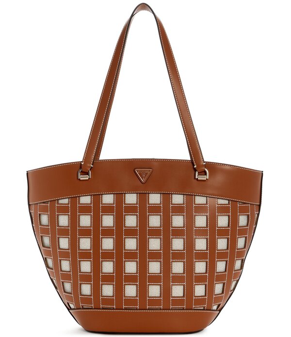 ゲス レディース 御徒面子 Guess Frankie Girlfriend Tote Bag Carmel