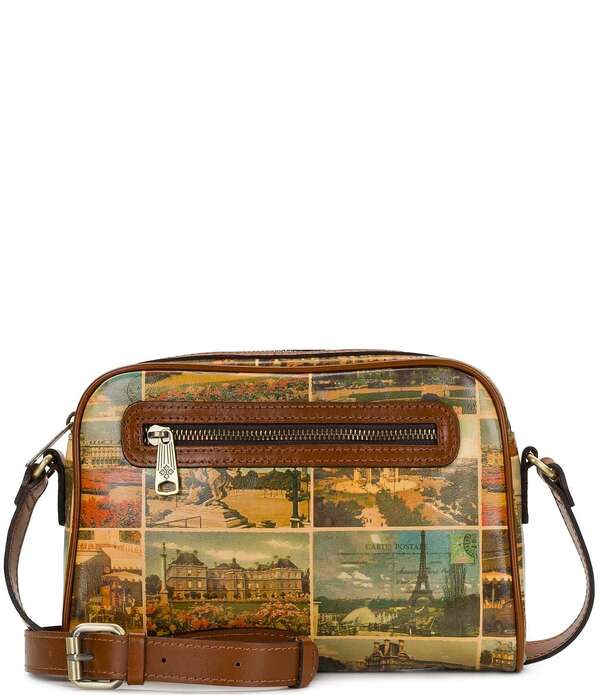 パトリシアナシュ レディース 御徒面子 Patricia Nash Evia Crossbody Bag Postcards From Paris