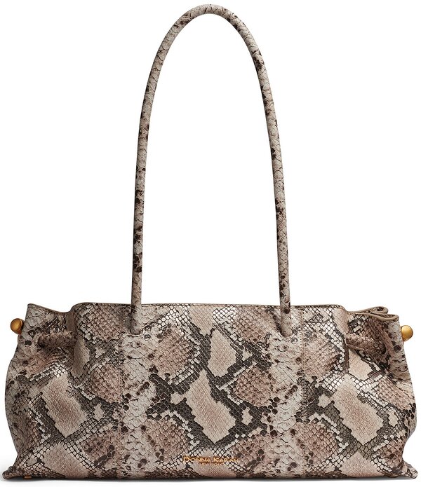 ダナキャラン レディース バッグ プリント Donna Karan Cashmere Snake Print Medium Tote Bag Neutral Multi マルチカラー｜ReVida 店