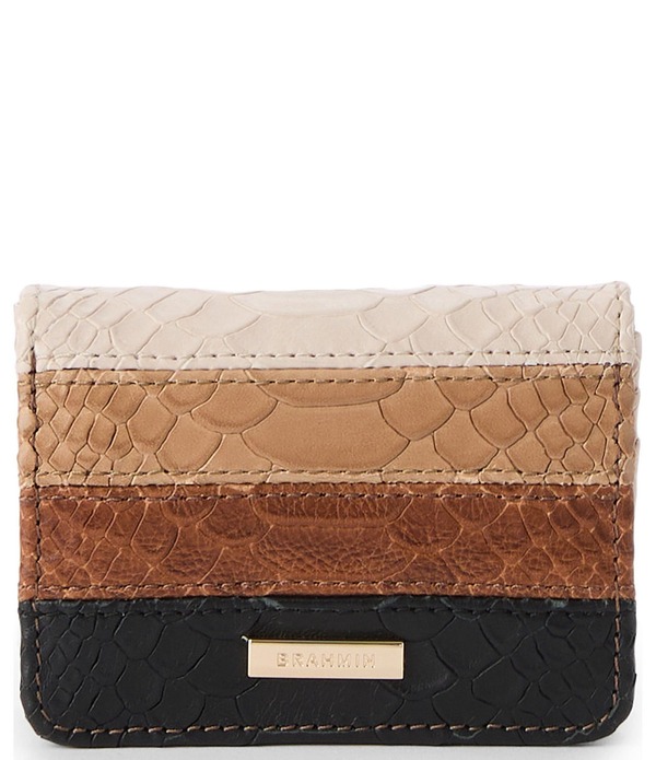 ブランミン レディース 付属品 紙入れ BRAHMIN Seraya Collection Multi Clementine Small Wallet Multi マルチ色つや