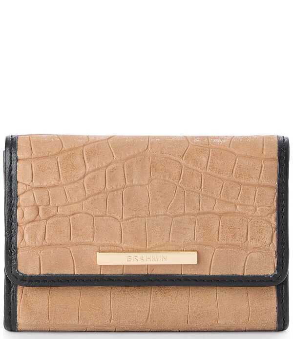 ブランミン レディース 付属品 紙入れ BRAHMIN San Lorenzo Collection Latte Kerra Wallet Latte