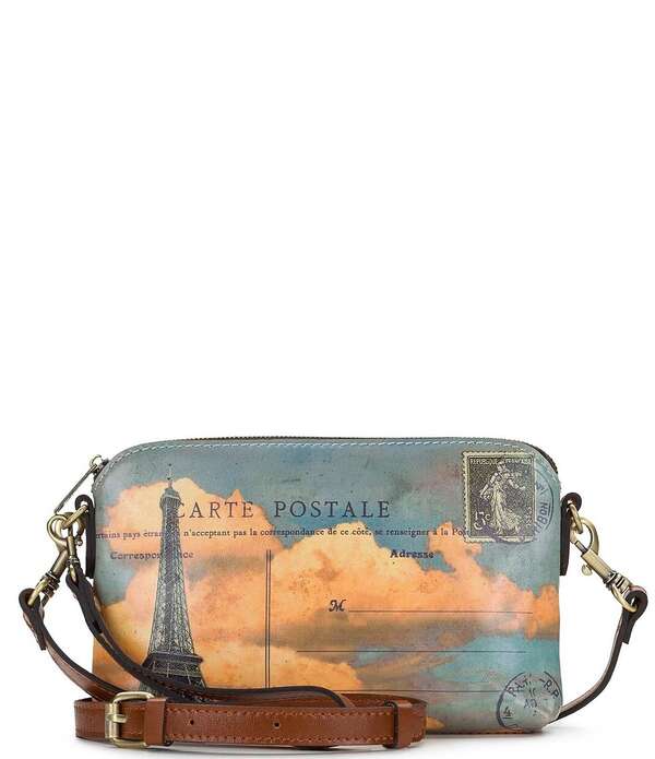 パトリシアナシュ レディース 御徒面子 Patricia Nash Sevran Paris Postcard Crossbody Bag Paris Postcard