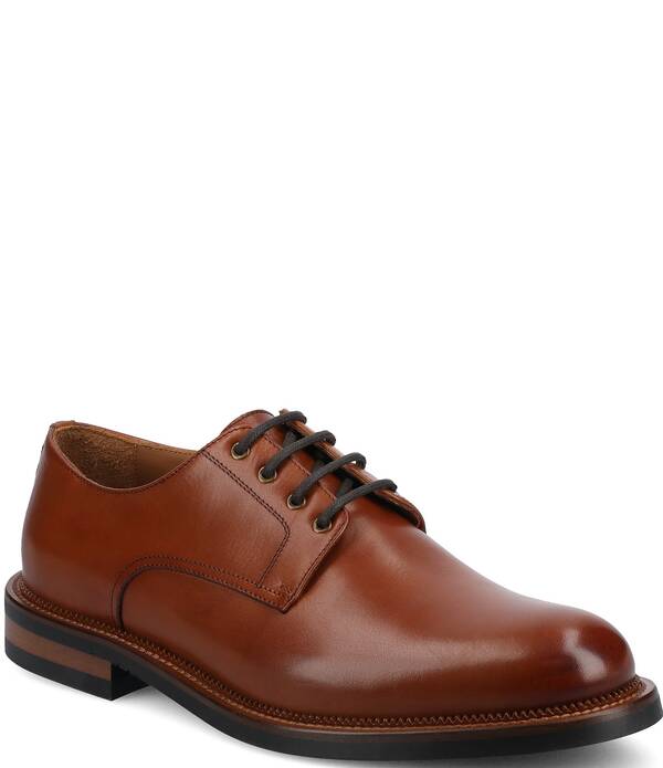 タフト メンズ シューズ オックスフォード 衣装 なめし革 Taft Men\u0027s Miles Leather Dress Oxfords Brown 赤銅色