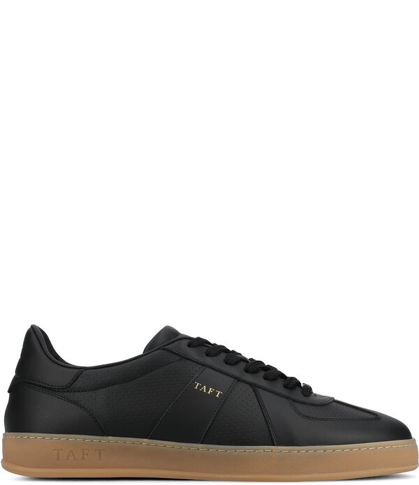 タフト メンズ シューズ スニーカー スピード競技 なめし革 Taft Men\u0027s Gatsby Leather Lace Up Sneakers Black 黒いこと