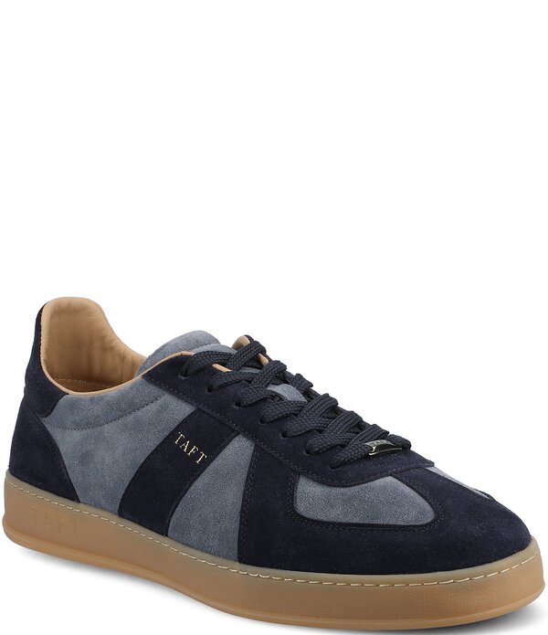 タフト メンズ シューズ スニーカー スエードクロス スピード競技 Taft Men\u0027s Gatsby Suede Lace Up Sneakers Blue 青色