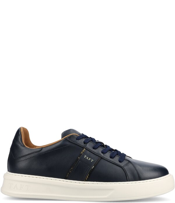 タフト メンズ シューズ スニーカー スピード競技 なめし革 Taft Men\u0027s Logan Leather Lace Up Sneakers Navy 米国海軍