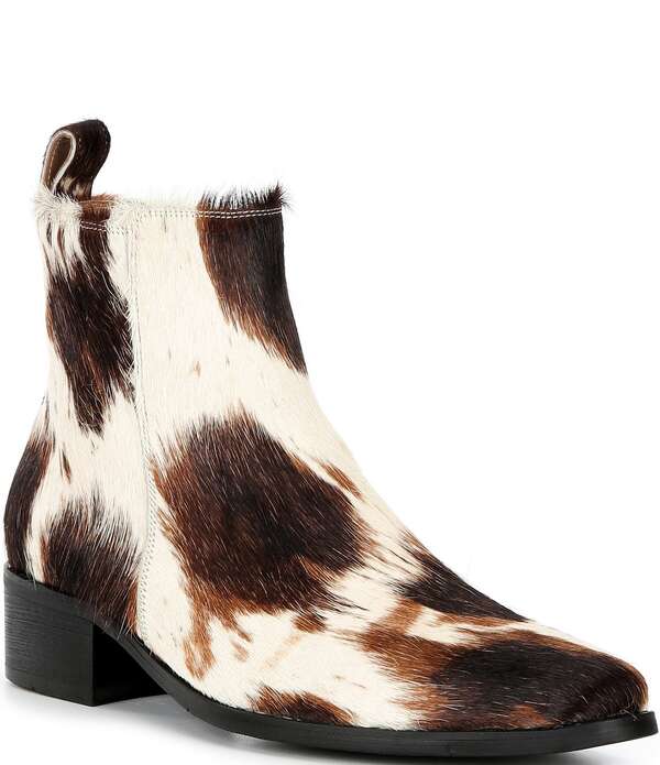 目じるしノーラン メンズ シューズ ブーツ・レインブーツ 刷り上げる Marc Nolan Men\u0027s Dante Cow Print Boots Tiger Horse 毛の荒物