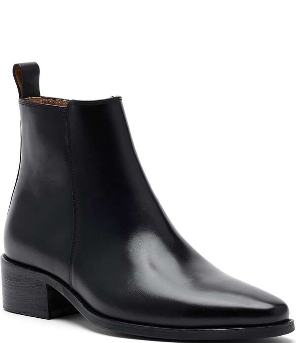 目じるしノーラン メンズ シューズ ブーツ・レインブーツ チェルシーブーツ チェルシー なめし革 Marc Nolan Men\u0027s Dante Leather Chelsea Boots Black 黒いこと
