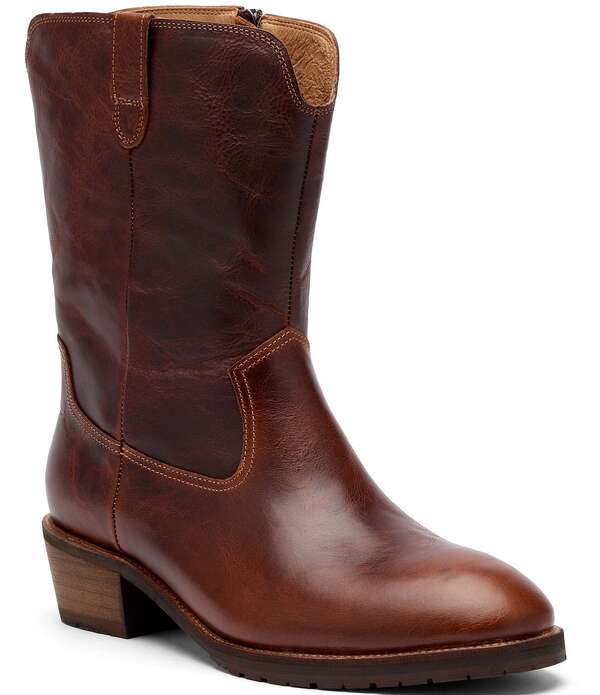 目じるしノーラン メンズ シューズ ブーツ・レインブーツ なめし革 Marc Nolan Men\u0027sawyer Leather Cowboy Boots Brown 赤銅色