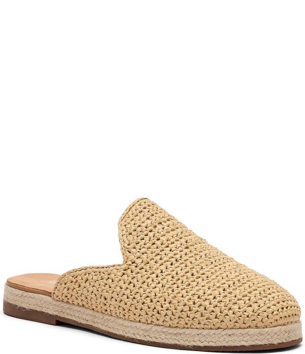 目じるしノーラン メンズ シューズ スリッポン・ローファー Marc Nolan Men\u0027s Bahia Raffia Mule Tan タン