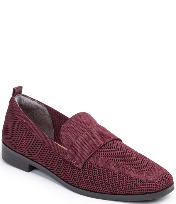 ミートゥー レディース シューズ パンプス 編み物 置き目毛皮 Me Too Brylee Tailored Stretched Knit Loafers Cordovan