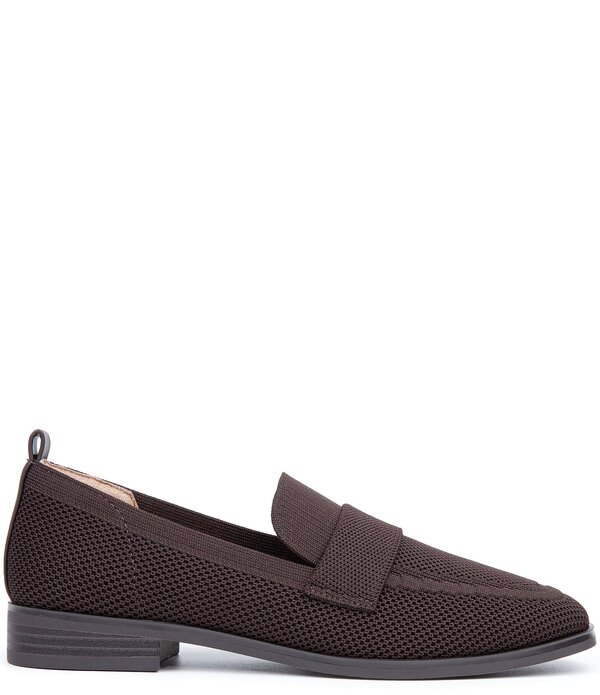 ミートゥー レディース シューズ パンプス 編み物 置き目毛皮 Me Too Brylee Tailored Stretched Knit Loafers New Brownie