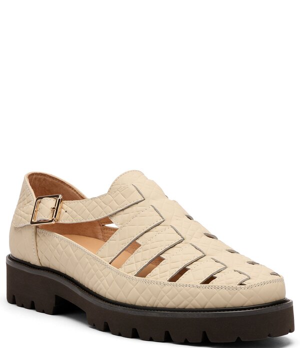 目じるしノーラン メンズ シューズ スリッポン・ローファー サンダル Marc Nolan Men\u0027s Magellan Lug Fisherman Sandals Cream 皮膚軟化剤