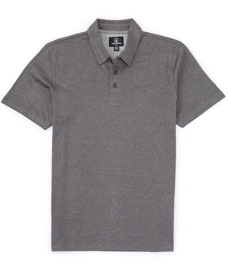 ボルコム メンズ トップス シャツ ポロシャツ Volcom Wowzer Modern Fit Short Sleeve Polo Shirt Stealth