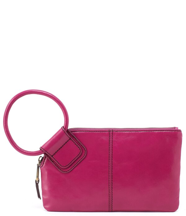 ホボ レディース 付属品 紙入れ なめし革 HOBO Sableathering-Handle Wristlet Catus Flower
