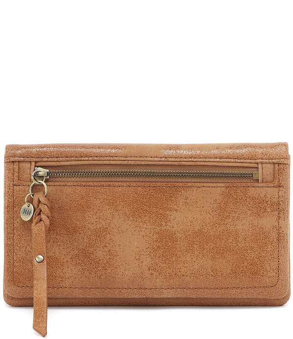ホボ レディース 付属品 紙入れ HOBO Gold Leaf Lumen Continental Wallet Whiskey ゴールド