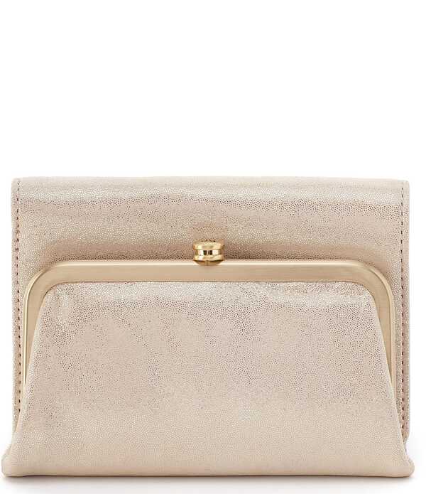 ホボ レディース 付属品 紙入れ HOBO Robin Compact Wallet Sand Shimmer 沙子