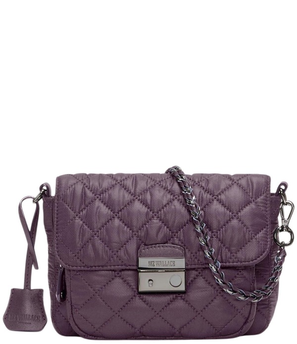 エムジーウォレス レディース バッグ MZ Wallace Small Crosby Lock Crossbody Bag Raisin｜ReVida 店