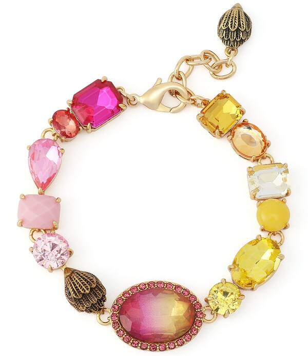 カートジェイガーロンドン レディース アクセサリー ブレスレット・バングル・アンクレット Kurt Geiger London Signatureagle Gemstone Statement Line Bracelet Multi マルチカラー|ReVida 店