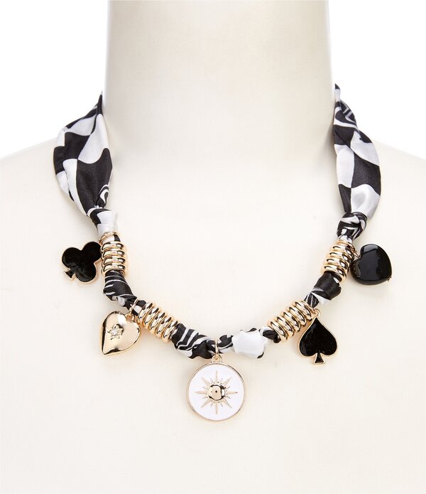 アンナ&アヴァ レディース アクセサリー ネックレス・チョーカー レース グラフィック Anna & Ava Graphic Fabricollar Charm Statement Necklace Multi マルチカラー｜ReVida 店 12,766円
