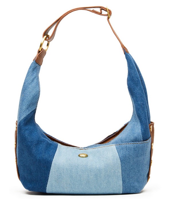 ハミット レディース バッグ デニム Hammittomedium Silverlake Denim Hobo Bag Silverlake デニム｜ReVida 店