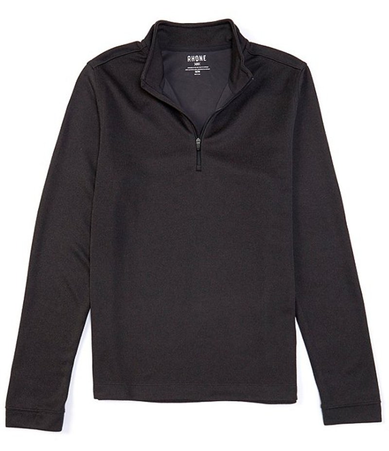 春バーゲン 楽天市場 ローヌ メンズ パーカー スウェット アウター Rhone Commuter Quarter Zip Pullover Black Revida 楽天市場店 50 Off トップス パーカー Gorselsanatlar Net