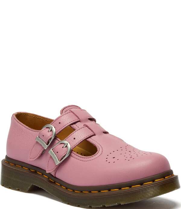 ドクターマーチン レディース シューズ サンダル オックスフォード レザー Dr. Martens Women's 8065 Virginia Leather Mary Jane Oxfords Dusty Rose|ReVida 店