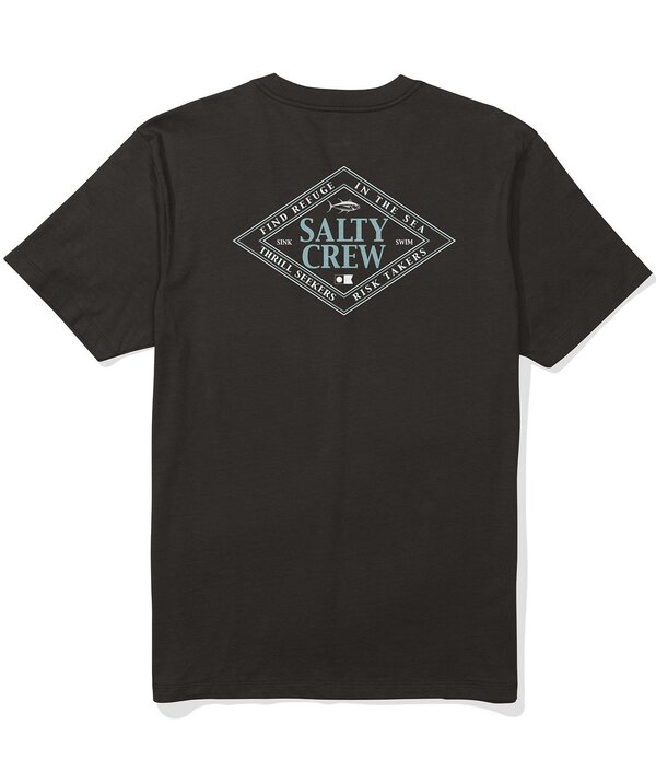 ソルティークルー メンズ トップス シャツ ロゴ Salty Crew Iconic Logo Short Sleeve T-Shirt Black ブラック|ReVida 店