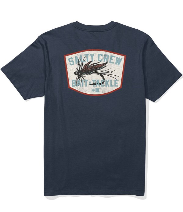ソルティークルー メンズ トップス シャツ グラフィック Salty Crew Fishing Co Graphic Short Sleeve T-Shirt Navy ネイビー｜ReVida 店