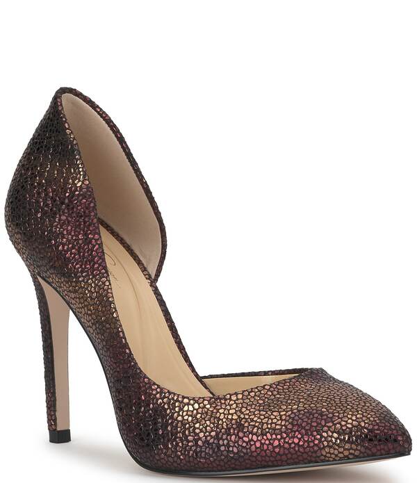 ジェシカシンプソン レディース シューズ ヒール Jessica Simpson Prizma Embossed Ombre d'Orsay Pumps Bronze/Multi マルチカラー|ReVida 店