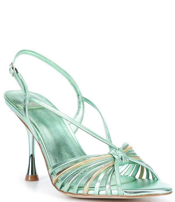 ジェフリー キャンベル レディース シューズ サンダル トール Jeffrey Campbell Galaxia Metallic Strappy Sling Dressandals Green Metallicombo グリーン|ReVida 店
