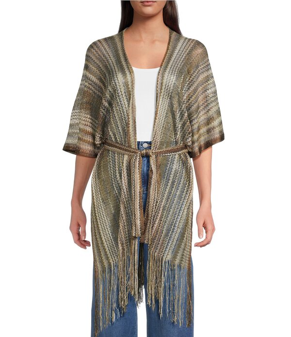 ヴィンスカムート レディース トップス シャツ トール Vince Camuto Striped Metallic Shine Topper Black Neutral ブラック|ReVida 店