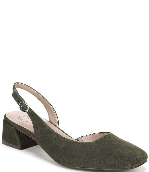 ナチュライザー レディース シューズ パンプスエード Naturalizer Jayla Suede d'Orsay Slingback Pumps Cactus Clay｜ReVida 店
