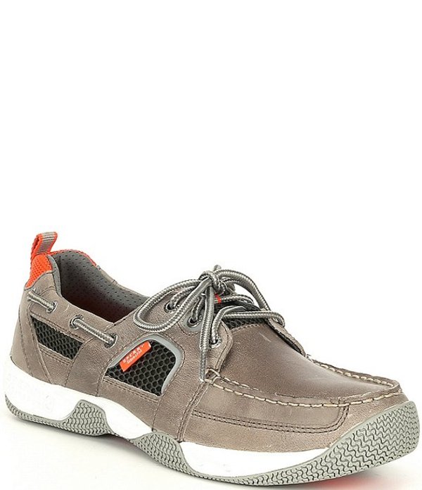 日本製 スペリー メンズ スリッポン ローファー シューズ Men S Sea Kite Sport Water Resistant Moc Boat Shoes Grey 手数料安い Scb Createmedia Group Com