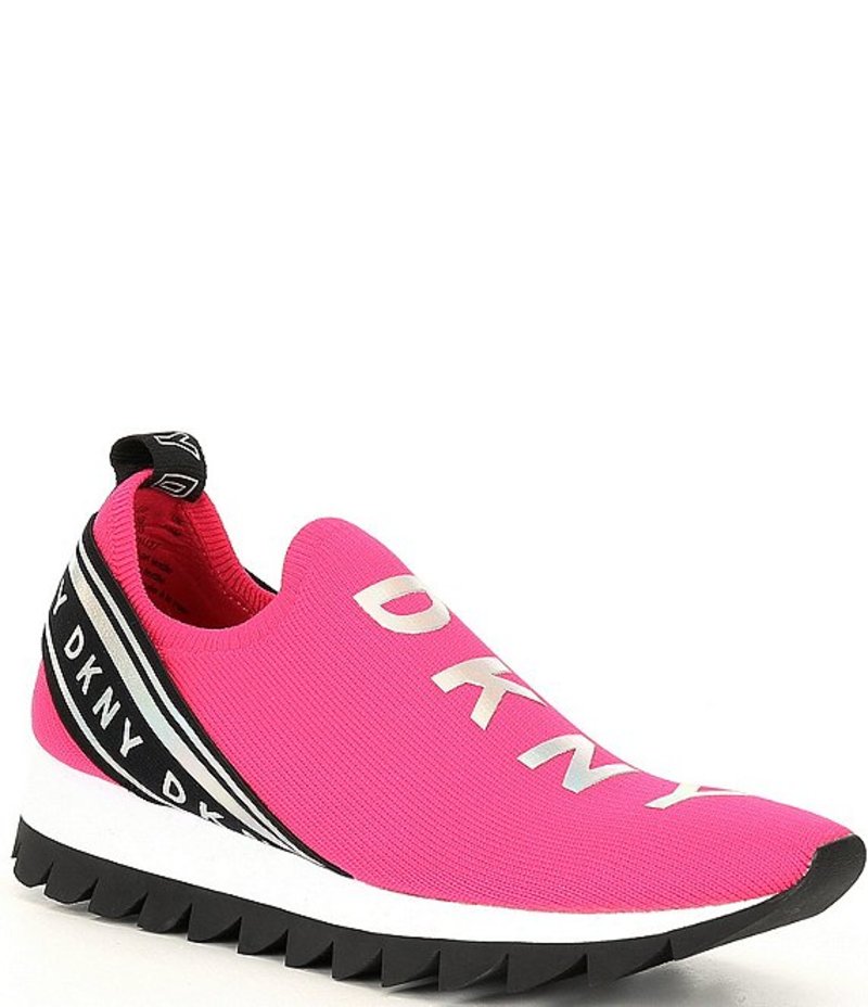 爆熱 ダナ キャラン ニューヨーク レディース スニーカー シューズ Annie Signature Logo Detail Sneakers Shocking Pink Pink Iridescent 正規品 Stopinsectes Com