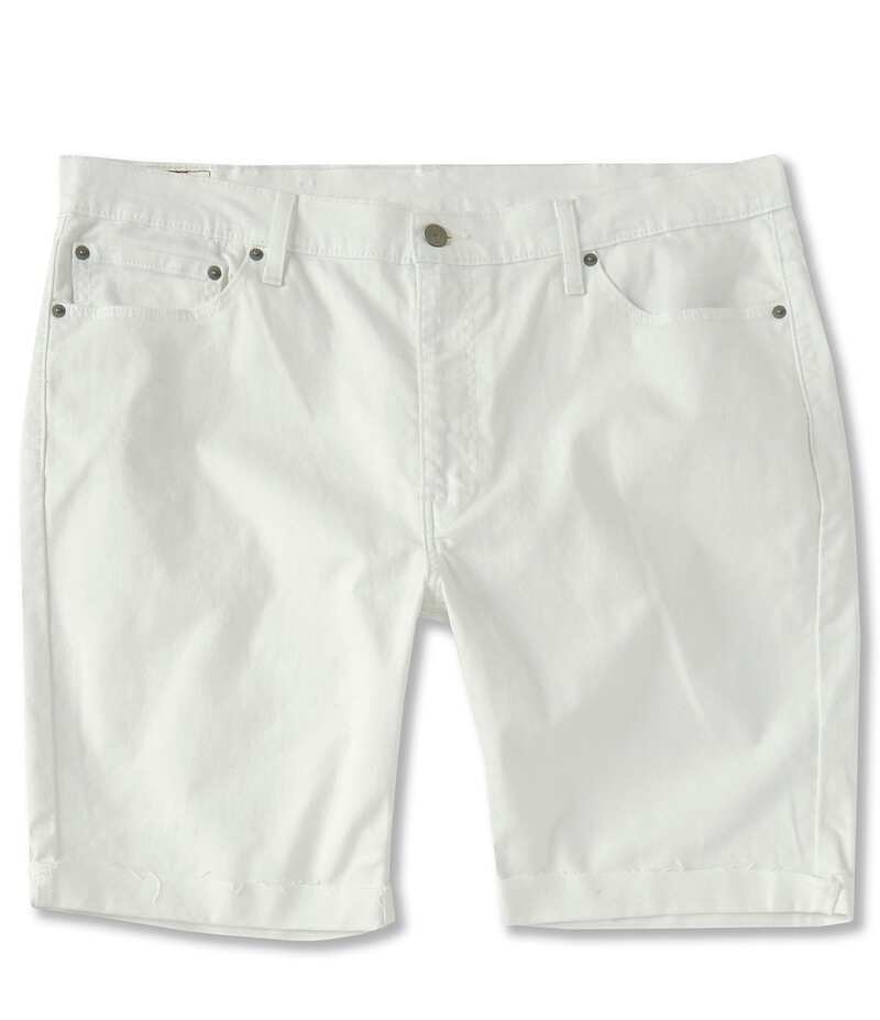 リーバイス メンズ ボトムス ハーフパンツ・ショーツ スリムフィット ショートパンツ Levi'sR 511 Slim Fit Cut Off 12 Inseam Jean Shorts White Bull Denim ホワイト 11,235円