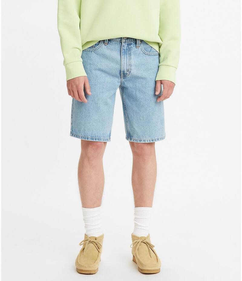 リーバイス メンズ ボトムス ハーフパンツ・ショーツ ショートパンツ Levi'sR 405 Straight Fit 10 Inseam Shorts Light Run