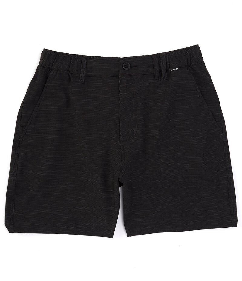 ハーレー メンズ ボトムス ハーフパンツ・ショーツ ショートパンツ Hurley Phantom Slub 18 Outseam Shorts Black ブラック