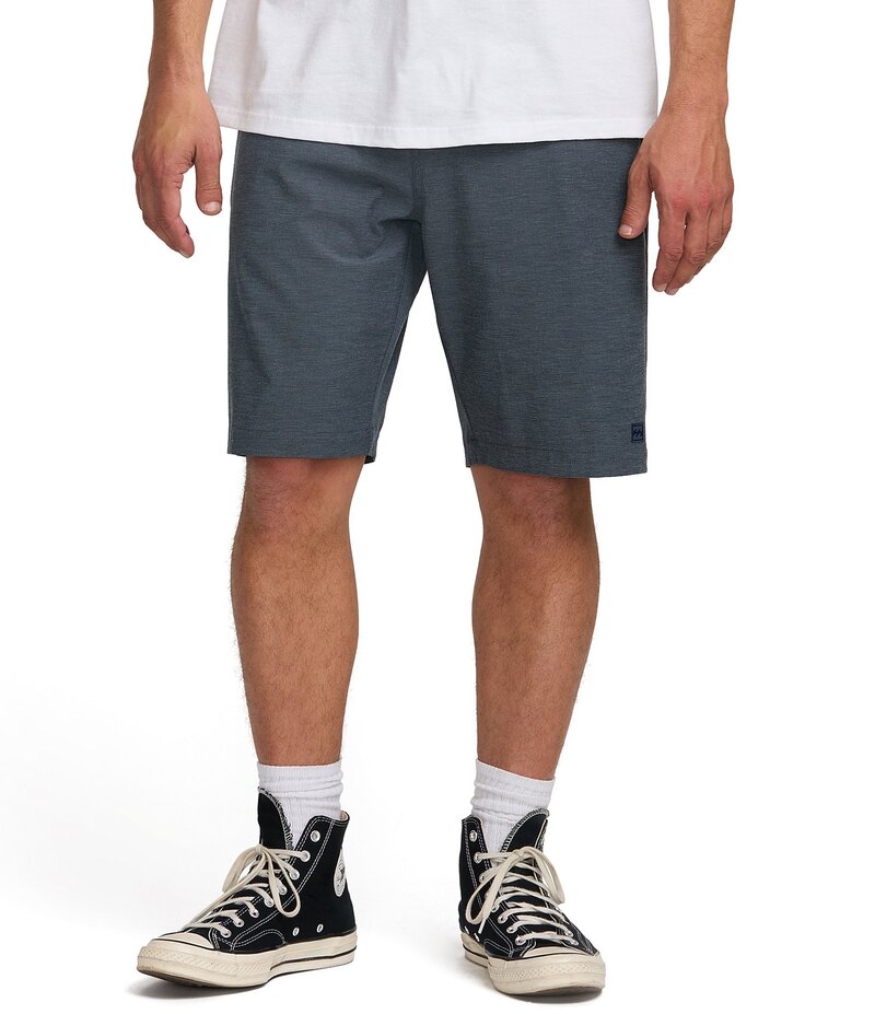 ビラボン メンズ ボトムス ハーフパンツ・ショーツ ショートパンツ Billabong Crossfire Solid Elastic Submersible 18 Inseam Shorts Navy ネイビー