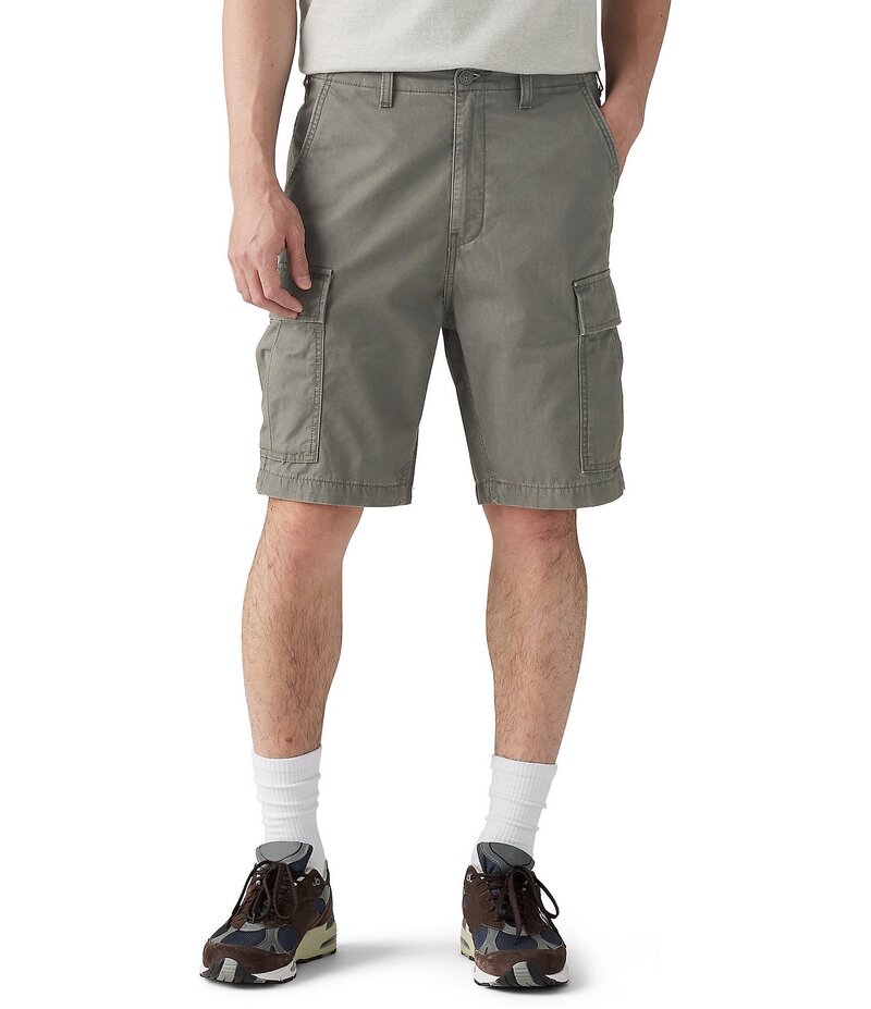 リーバイス メンズ ボトムス ハーフパンツ・ショーツ レギュラーフィット ショートパンツ Levi'sR Carrier Regular Fit 9.5 Inseam Cargo Shorts Gray Ore グレー