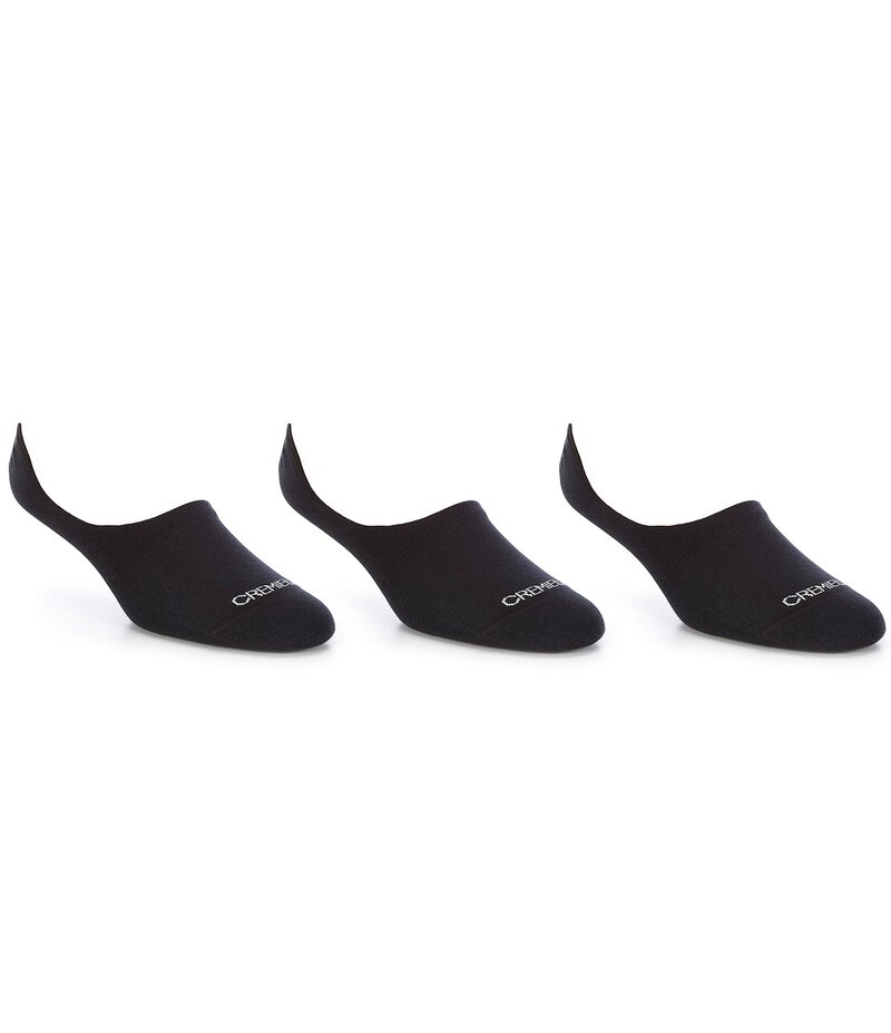 ダニエル クレミュ メンズ アンダーウェア 靴下 Cremieux Casual Solid Liner Socks 3-Pack Black ブラック