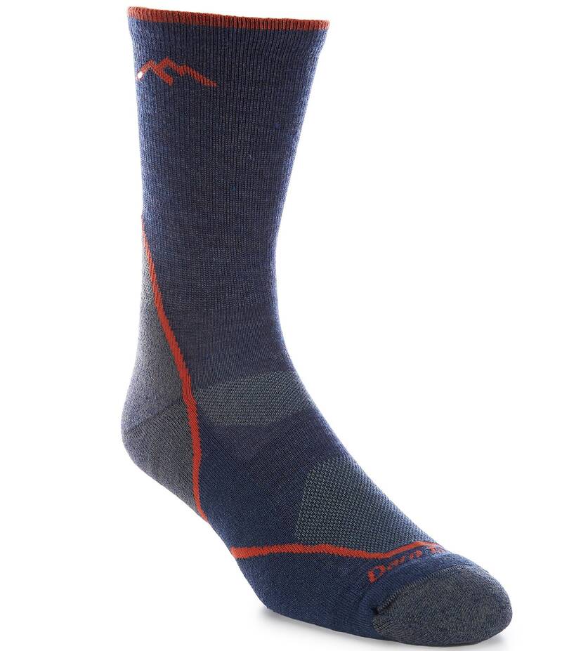 ダーンタフ メンズ アンダーウェア 靴下 Darn Tough Lightweight Hiker Micro Crew Socks Denim/Blush デニム