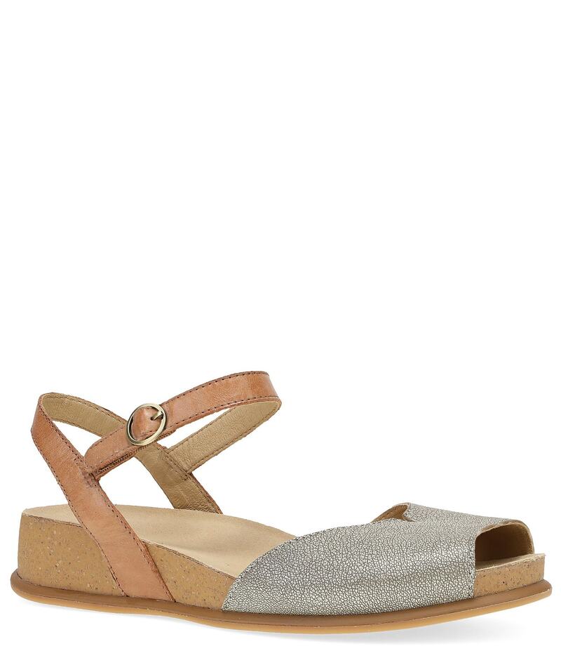 ダンスコ レディース シューズ サンダル レザー Dansko Cass Leather Sandals Platino/Tan Leather タン|ReVida 店