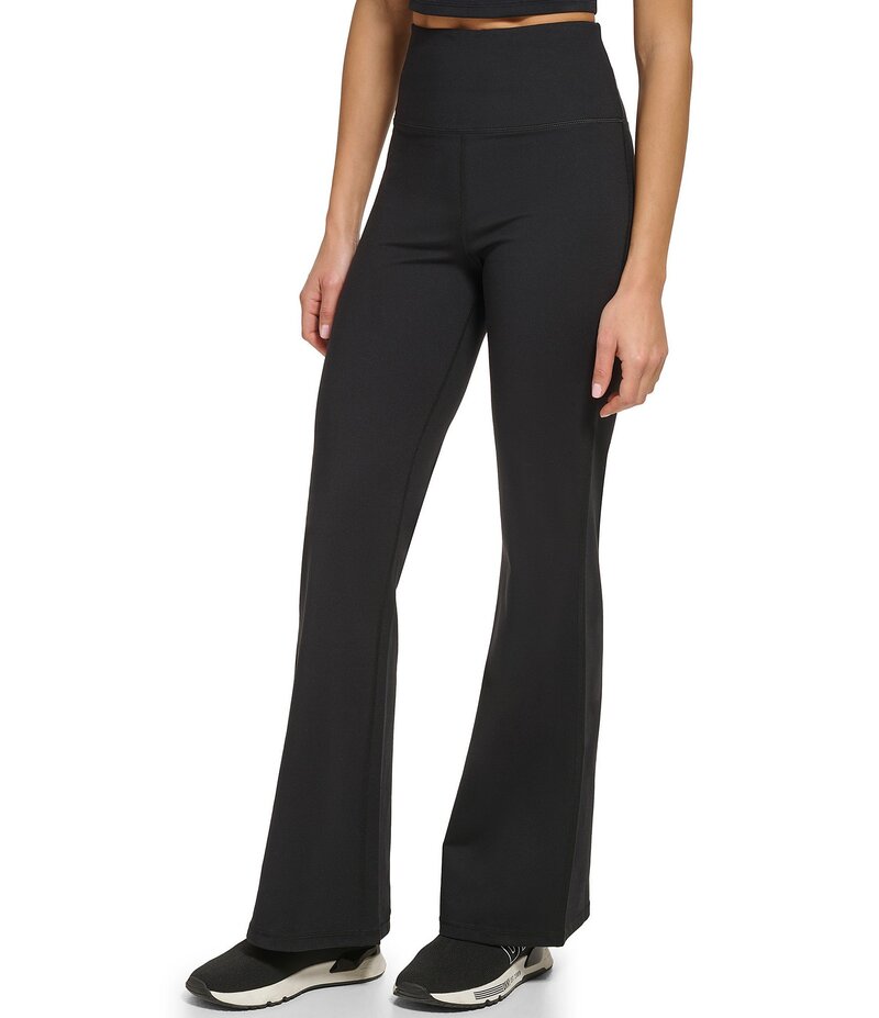 ダナキャラン レディース ボトムス レギンス DKNY Sport by Donna Karan Balance High Waisted Flare Leggings Black 黒いこと