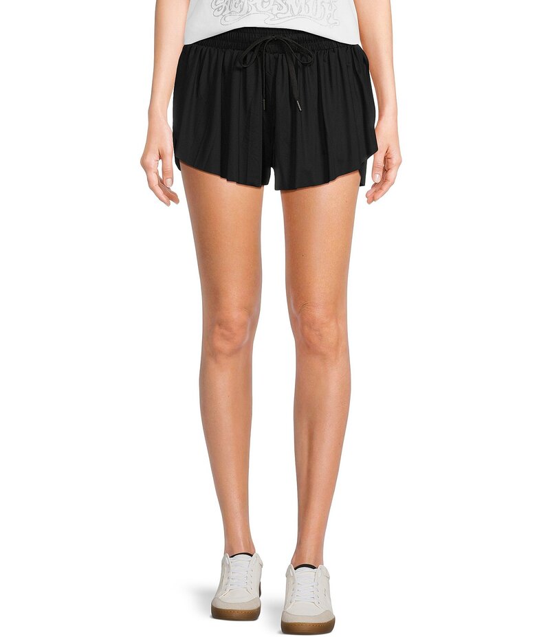 ジービー レディース ボトムス ハーフパンツ・ショーツ ショートパンツ GB Mid-Rise Flippy Shorts Black ブラック｜ReVida 店 9,840円