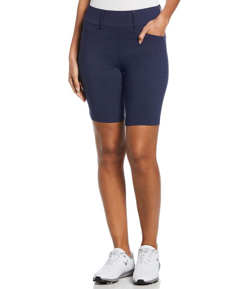 キャラ通い路 レディース ボトムス 二分の一ズボン下・さる股引き 遊撃手ズボン下 Callaway Inseam Stretch Tech Pull-On Shorts Peacoat ボトムス-レディースファッション-パンツ